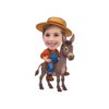 Custom Farmer Riding a Donkey Face Cutout – Original Custom Farmer Riding a Donkey Face Cutout design preview