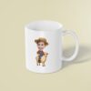 Custom Farmer Riding Orange Check Shirt Face Cutout – Mug Custom Farmer Riding Orange Check Shirt Face Cutout shown on a mug mockup