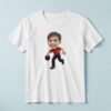 Custom Bowler Carrying a Dark Ball Face Cutout – T-shirt Custom Bowler Carrying a Dark Ball Face Cutout shown on a T-shirt mockup