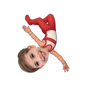 Custom Circus Acrobat in a Floor Balance Face Cutout – Original Custom Circus Acrobat in a Floor Balance Face Cutout design preview
