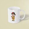 Custom Firefighter Holding an Axe Face Cutout – Mug Custom Firefighter Holding an Axe Face Cutout shown on a mug mockup