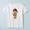 Custom Firefighter Holding an Axe Face Cutout – T-shirt Custom Firefighter Holding an Axe Face Cutout shown on a T-shirt mockup