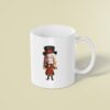 Custom Female Circus Ringmaster Face Cutout – Mug Custom Female Circus Ringmaster Face Cutout shown on a mug mockup