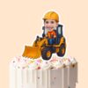 Custom Front-Loader Operator Face Cutout – Cake Topper Custom Front-Loader Operator Face Cutout shown on a cake topper mockup