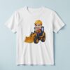Custom Front-Loader Operator Face Cutout – T-shirt Custom Front-Loader Operator Face Cutout shown on a T-shirt mockup