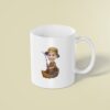 Custom Angler Fishing from a Small Boat Face Cutout – Mug Custom Angler Fishing from a Small Boat Face Cutout shown on a mug mockup