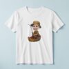 Custom Angler Fishing from a Small Boat Face Cutout – T-shirt Custom Angler Fishing from a Small Boat Face Cutout shown on a T-shirt mockup