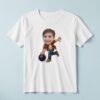 Custom Casual Bowler Carrying a Purple Ball Face Cutout – T-shirt Custom Casual Bowler Carrying a Purple Ball Face Cutout shown on a T-shirt mockup