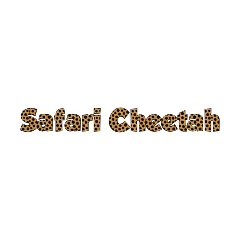 Safari Cheetah Font