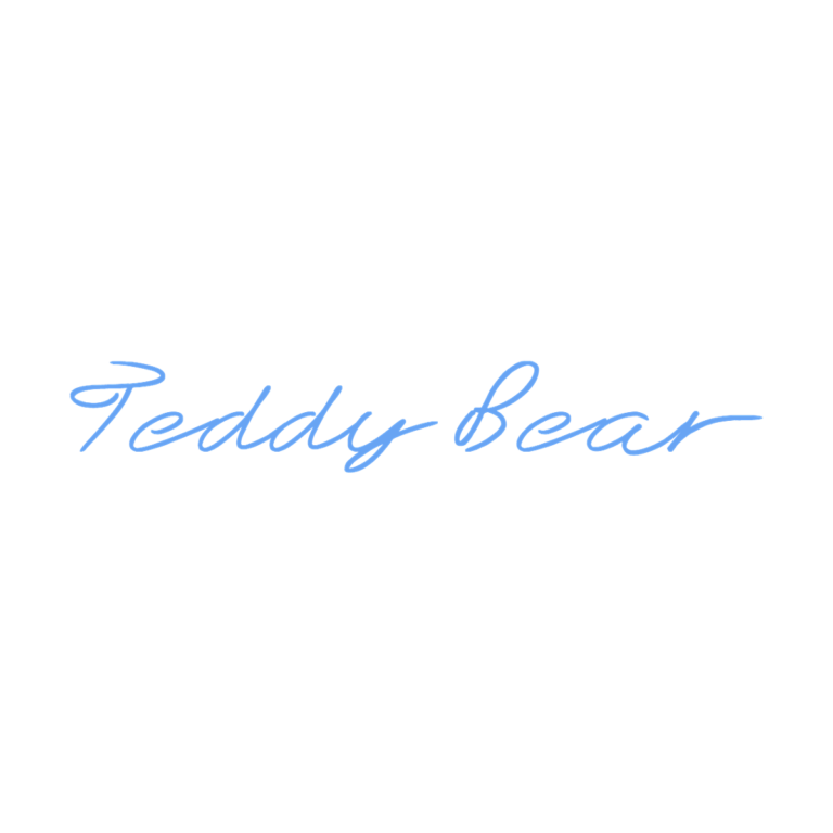 Teddy Bear Handwriting
