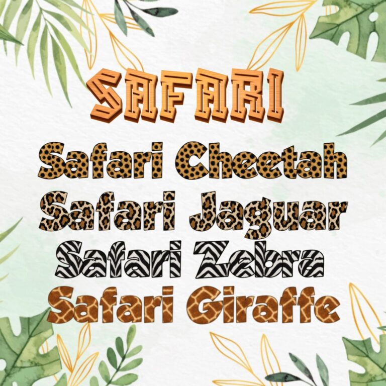Safari Party Text Generator