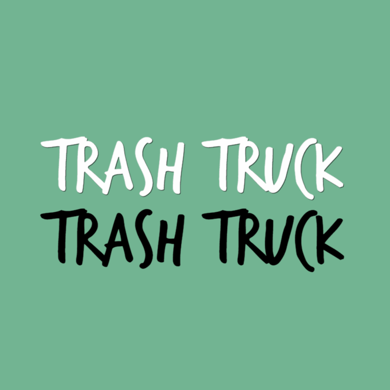 Trash Truck Party Text Generator