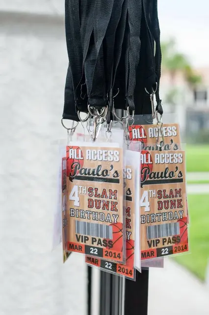 Basketball Court VIP Passes for Birthday Guests