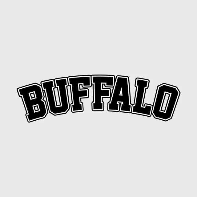 Black Varsity Arch Printable Lettering