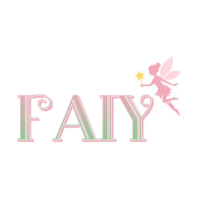 Pastel Fairy Silhouette Printable Lettering