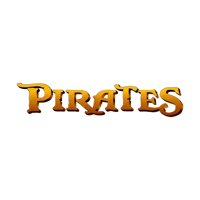 Golden Pirate Adventure Printable Lettering