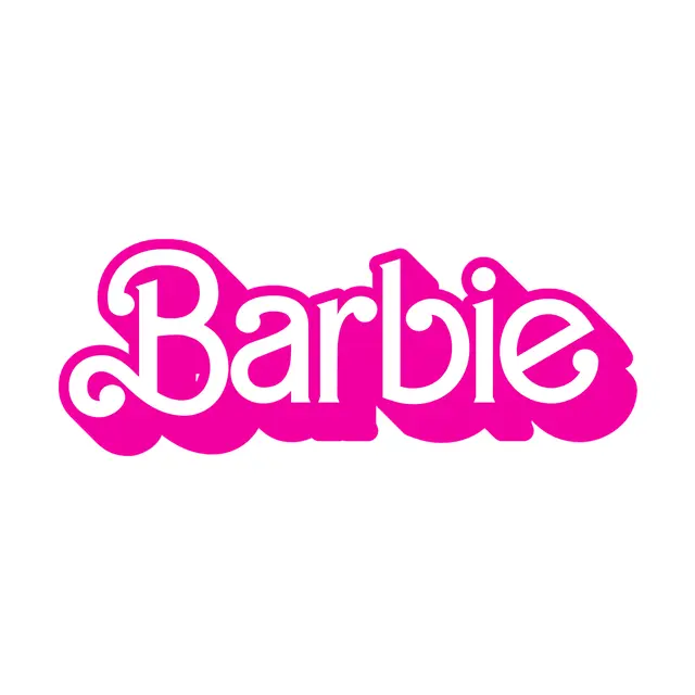 Barbie-Inspired Pink Script Printable Lettering