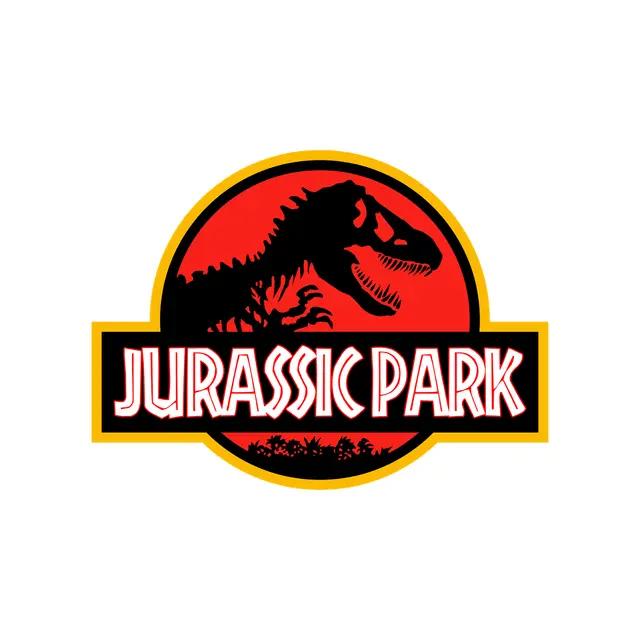 Jurassic Park Emblem Printable Lettering Design