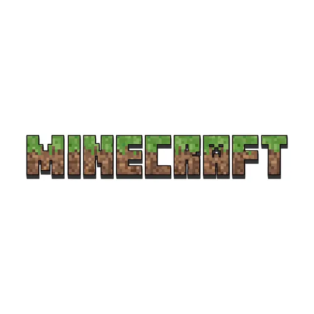 Minecraft-Inspired Grass and Dirt Printable Lettering
