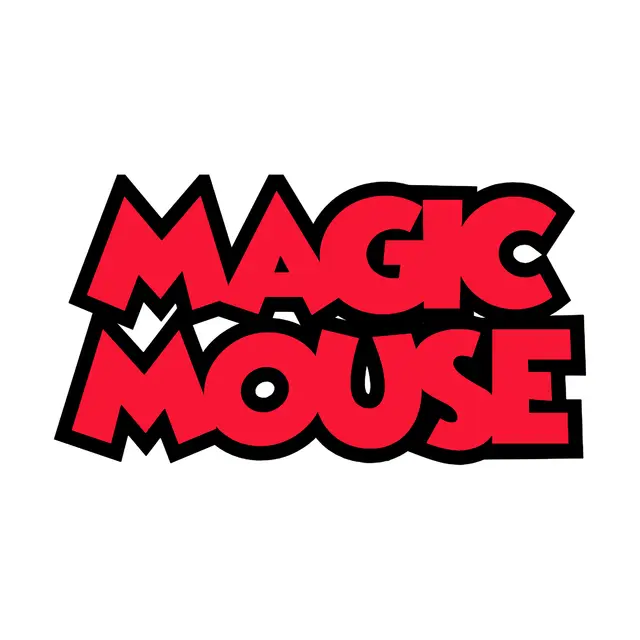 Mickey-Inspired Red and Black Printable Lettering