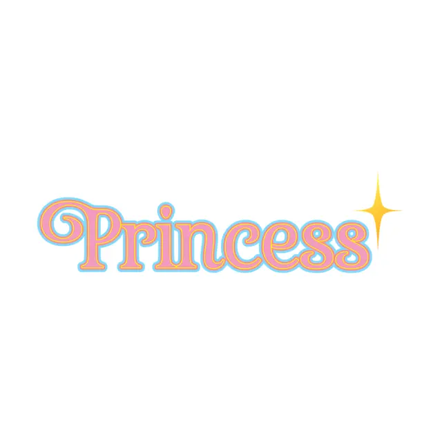 Pastel Princess Swirl Printable Lettering