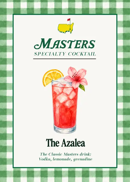 The Azalea Masters Cocktail Sign