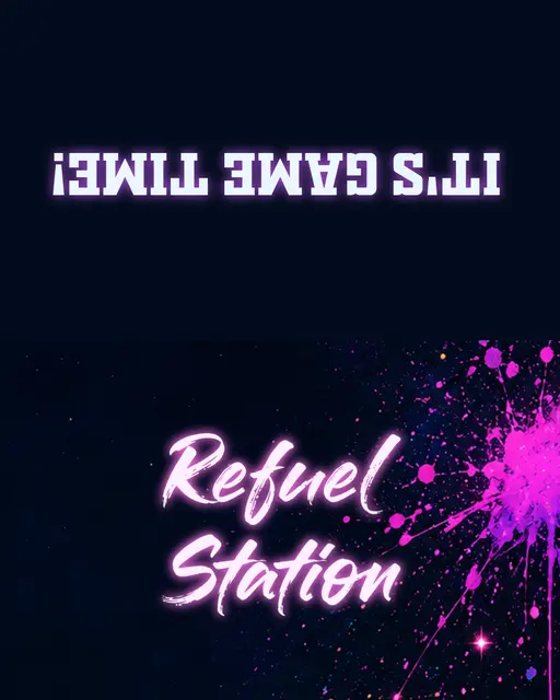 Neon Pink Graffiti Refuel Station Printable Tent Food Label