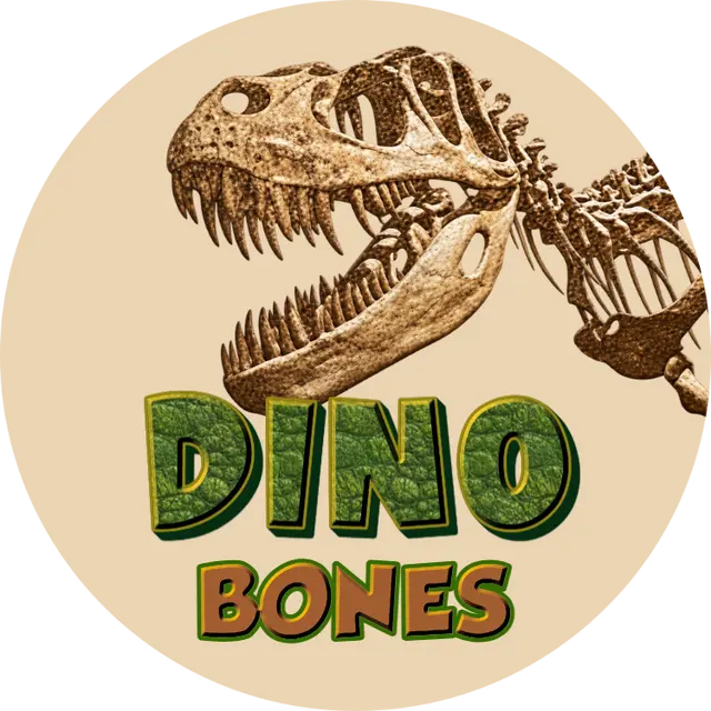 Fossil Dino Bones Printable Sticker